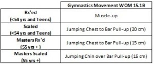 15.1B Gymnastics Table