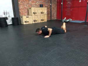 Kneeling Pushup start