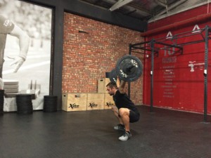 Overhead Squat depth side