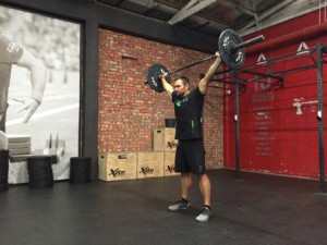 Overhead squat startend